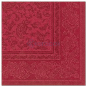 Serwetki Royal Collection ORNAMENT 40 x 40 cm - BORDOWE