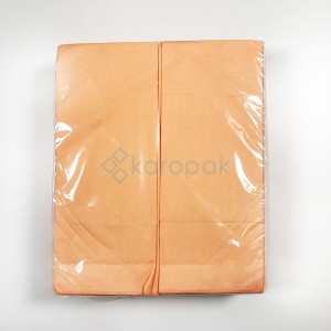 Etui na sztućce - SERWETKA PUNTA 38x32cm BRZOSKWINIOWA 50 sztuk