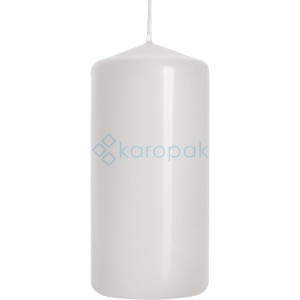 Świeca walec biała 50x100 mm 20h