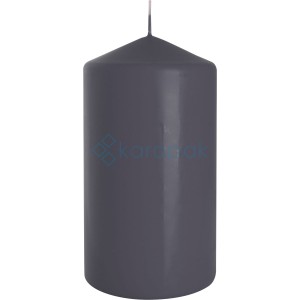 Świeca walec szary 80x150 mm 66h