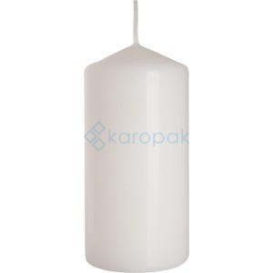Świeca walec biała 60x120 mm 38h