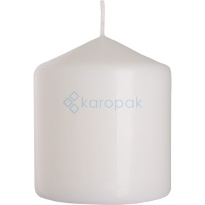 Świeca walec biała 80x90 mm 38h