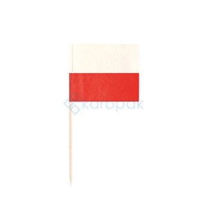 Fingerfood wykałaczki bankietowe 8 cm FLAGA POLSKI 500 szt