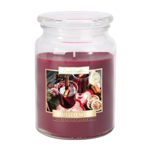 Świeca zapachowa w szkle z wieczkiem "Grzane wino"