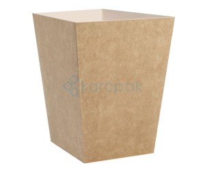 Kubełek na popcorn 4.3L Enjoy&BeEco 23,5cm x 16cm ( dno 11x11 cm ) 100 szt