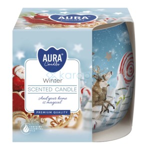 Świeca zapachowa w szkle "Zima" 20 h