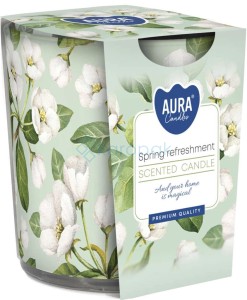 Świeca zapachowa w szkle "KWIATOWE INSPIRACJE" 