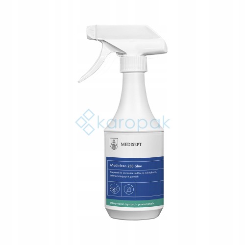 Mediclean 250 Glue do usuwania śladów po naklejkach, gumach, pisakach 500m