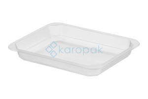 Pojemnik do zgrzewu niedzielony 227x178x30 MLECZNY