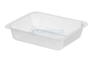 Pojemnik do zgrzewu niedzielony 227x178x50 MLECZNY