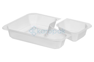 Pojemnik do zgrzewu PRF colt B-227x178x40 MLECZNY 50 szt