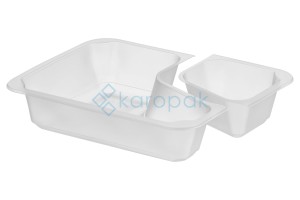 Pojemnik do zgrzewu PRF colt B-227x178x50 MLECZNY 50 szt