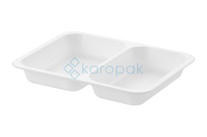 POJEMNIK DO ZGRZEWU DWUDZIELNY B-227x178x30 BIAŁY REUSE 50szt