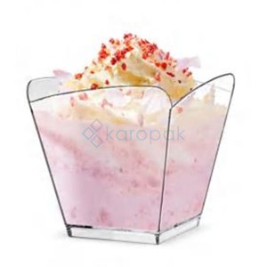 FINGERFOOD Pojemnik WAVE transparentny 100ml PS 24 szt