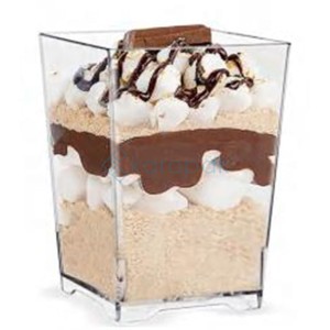 FINGERFOOD Pojemnik TOWER transparentny 110ml PS 12 szt