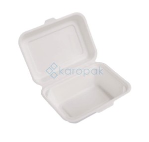 Menubox z trzciny cukrowej HAMBURGER podwójny 180x135 600ml Love Nature 50 szt