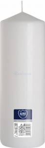 Świeca walec biała 80x250 