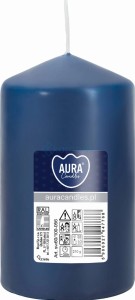 Świeca walec 60x100 - granat