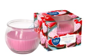 Świeca zapachowa w szkle "Waniliowe ciasteczka"