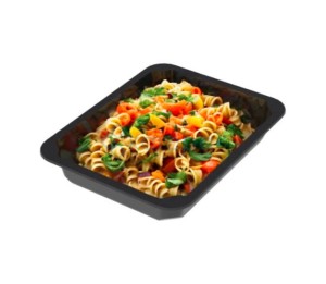 Pojemnik MAPCOR 227x178x40 niedzielony CZARNY 80 szt