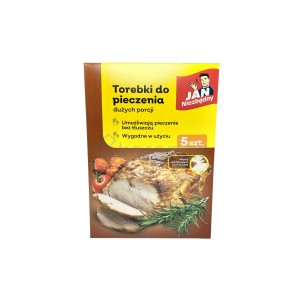 JAN NIEZBĘDNY Torebki do pieczenia dużych porcji 5szt 