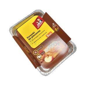 JAN NIEZBĘDNY Foremki aluminiowe 310x210x43mm 3szt