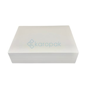 PUDEŁKO DO CIAST ZAMYKANE 310x220x80 BIAŁE (_/8/15)