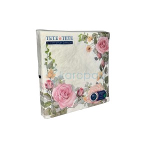 PAW Serwetka 3W 33x33 Nadruk ŁAGODNY ROZKWIT 20szt