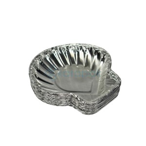 Foremka aluminiowa MUSZELKA 120ml (10szt)