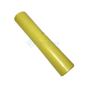 Worki na odpady 160L LDPE żółte ETYKIETA 10szt