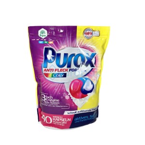 PUROX kapsułki COLOR żelowe do prania 40 szt