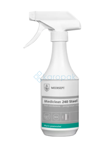 (4024) MEDISEPT Mediclean 240 Steel do czyszczenia stali nierdzewnej 500ml