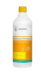 MEDISEPT Mediclean 510 Dishes Płyn do ręcznego mycia naczyń CYTRYNA 1l (_/12/1)