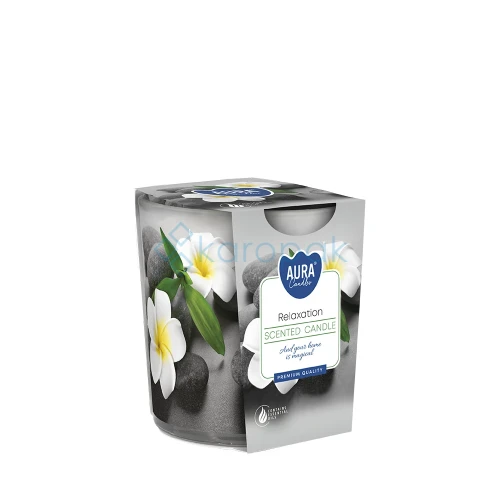 0414BISPOL świeca zapachowa w szkle "RELAXATION"