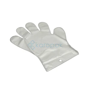 Rękawiczki HDPE M z zawieszką 100szt