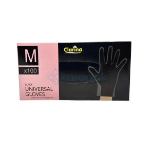 RĘKAWICZKI TPE CZARNE M (100SZT)