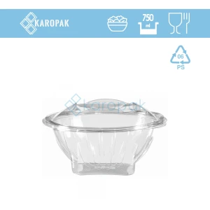 K-RO PUCHAREK PET Z WIECZKIEM 750ml PS 50szt