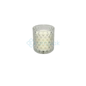 Świeca zapachowa w kryształowym szkle 40h Aksamitny bukiet 