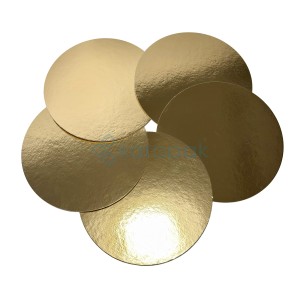 PODKŁAD OKRĄGŁY ZŁOTY 26cm 1050g GŁADKI (10szt)