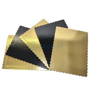 PODKŁAD PROSTOKĄTNY ZŁOTY GRUBY 40x60cm 2400g KARBOWANY 15szt