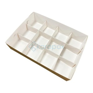 Przegrody do pudełka catering set 12 sztuk (50zestawów)