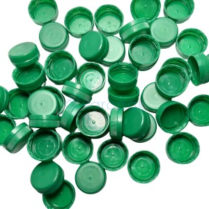 Nakrętka do butelki PET gwint 38mm ZIELONA PRZYTWIERDZANA 100szt