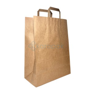 Torba SZARA z uchem płaskim 85g 320x160x420mm 250szt