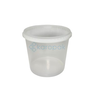 Wiaderko przezroczyste plastikowe 2,75l 