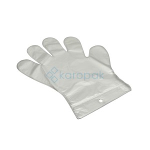 Rękawiczki HDPE L z zawieszką 100szt