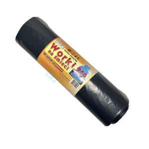 MP Worki na odpady 240l LDPE 55mic czarne 120x150, 10 szt