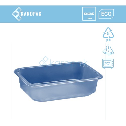 Pojemnik W1/602 187x137x50 850ml TRANSPARENTNY