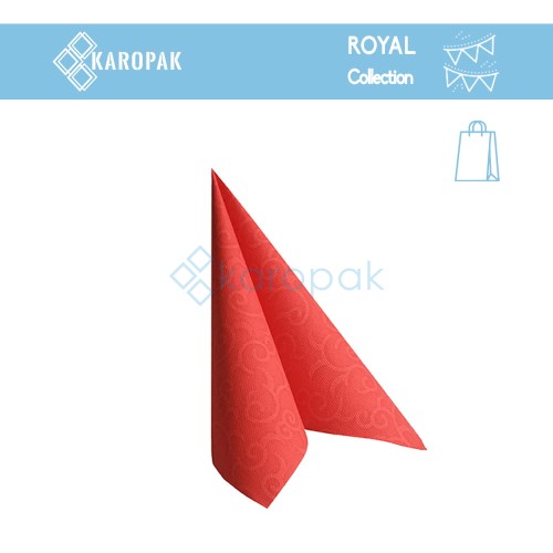 Serwetki Royal Collection CASALI 40 x 40 cm - czerwone