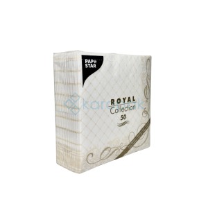 SERWETKA 40x40 RC ZŁOTA MEGAN 50szt