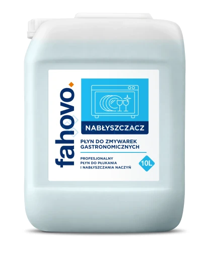 FAHOVO NABŁYSZCZACZ płyn do zmywarek gastronomicznych 10L